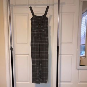 American Eagle plaid jumpsuit